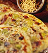 Mushroom and Pea Parathas